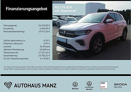 VW T-Cross Volkswagen 1.0 TSI R-Line KLIMA LED NAVI ALU