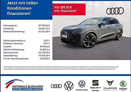 Audi Q6 e-tron edition one grey quattro PANO AHK HEA