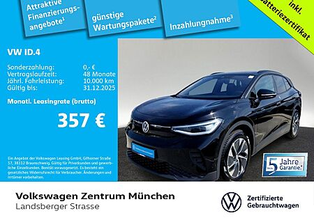 VW ID.4 Volkswagen Pure 125kW WärmePu NaviPro IQ.LIGHT Kamera