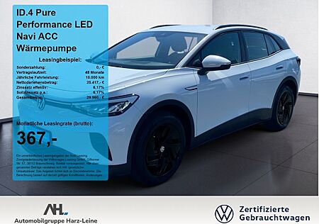 Volkswagen ID.4 Pure Performance LED Navi ACC Wärmepumpe