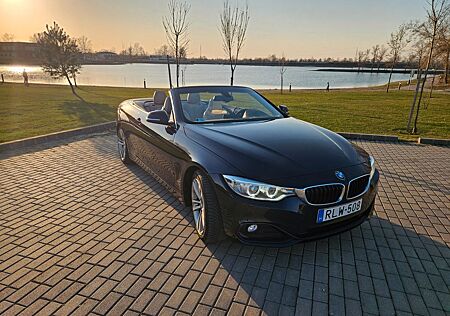 BMW 430d Cabrio - Sportline, dunkelblau