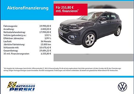 VW T-Cross Volkswagen 1.0 TSI Style KLIMA, LED, APP-CONNECT,