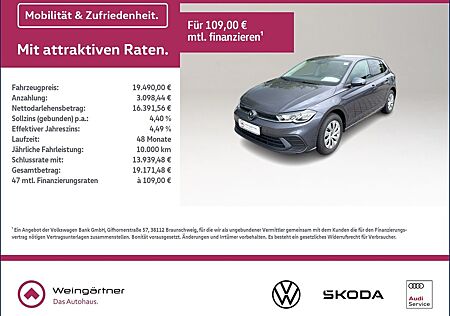 VW Polo Volkswagen 1.0 TSI Life, IQ.Drive, Navi, LED, PDC 5-Ga