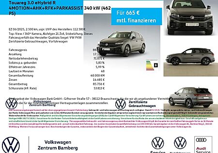 VW Touareg Volkswagen 3.0 eHybrid R 4MOTION+AHK+RFK+PARKASSIST