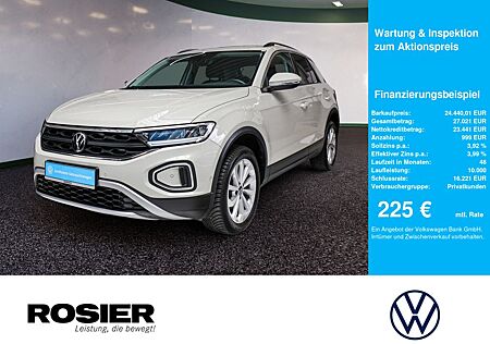 VW T-Roc Volkswagen Life 1.5 l TSI DSG AHK LED NAVI SPURH. BT