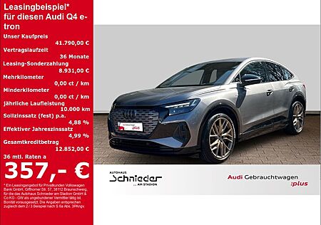 Audi Q4 e-tron 50 SPORTB QUATTRO+LED+HUD+SPORTPAKET+V