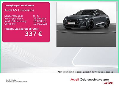 Audi A5 Lim. 2.0 TFSI S line AHK LED LM 19" Navi RFK