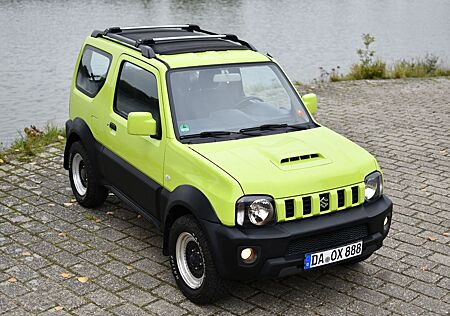 Suzuki Jimny Hyper Green Schiebedach