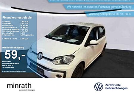 VW Up Volkswagen move ! 1.0 MPI 4türig+KLIMA+Maps-More+USB+SHZ