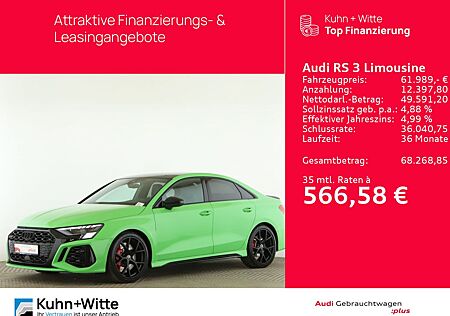 Audi RS3 RS 3 Limousine 2.5 TFSI quattro *Pano*Matrix*RFK