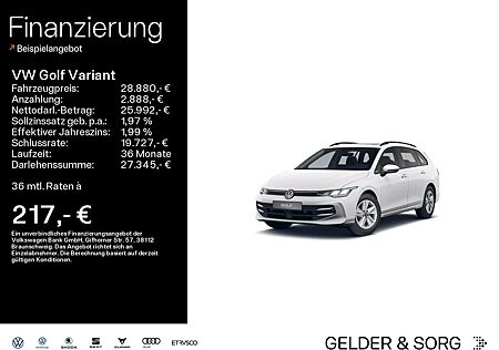 VW Golf Volkswagen Variant Life 1.5 TSI Pano*AHK*Digital*LED