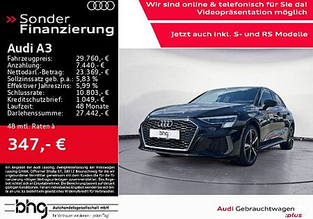 Audi A3 40 TFSIe Sportback S tronic S line