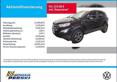 Ford EcoSport 1.0 EcoBoost Cool&Connect KLIMA, NAVI,