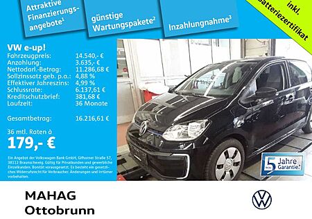 VW e-up! Volkswagen e-up! StylePlus CCS Maps+MoreDock Sitzhz. Tempo