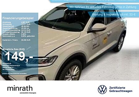 VW T-Roc Volkswagen Life 1.5 TSI DSG AHK+LED+NAVI+CarPlay+SHZ
