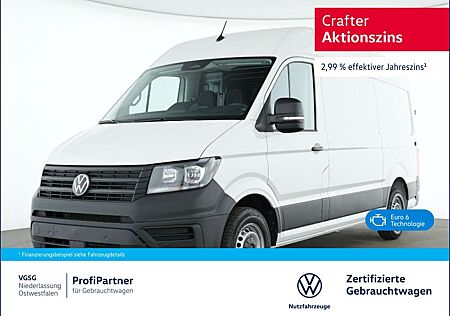 VW Crafter Volkswagen Kasten mittel Neues Modell Klima Kamera