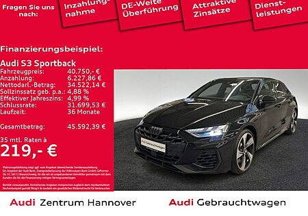 Audi S3 Sportback 2.0 TFSI Kamera virtual LED Navi
