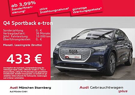 Audi Q4 e-tron Q4 Sportback 45 e-tron qu. advanced Matrix/Leder