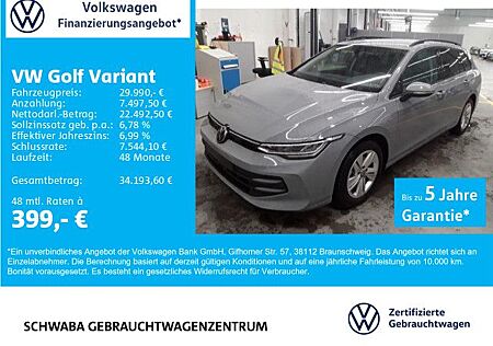 VW Golf Volkswagen VIII Variant Life 1.5 eTSI DSG *ACC*LED*16*