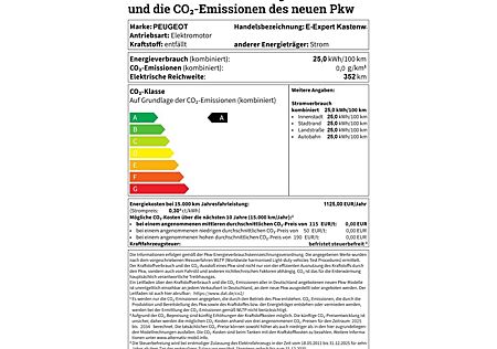 Peugeot Expert Kastenwagen standard 100 kW - 75 kWh