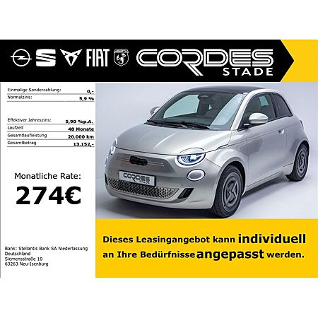 Fiat 500E leasen