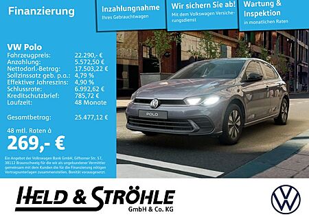 VW Polo Volkswagen GOAL 1,0l SHZ Front+Lane Assist
