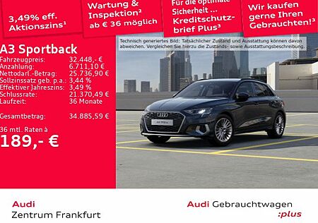 Audi A3 Sportback 40 TFSI e advanced S tronic Navi DA