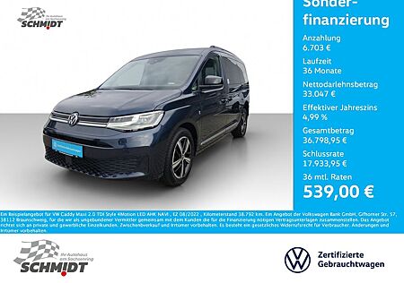 VW Caddy Volkswagen Maxi 2.0 TDI Style 4Motion LED AHK NAVI