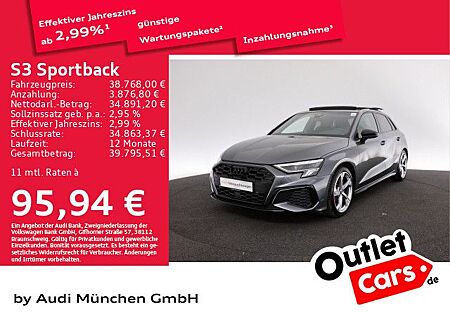 Audi S3 Sportback TFSI S tronic Pano/ACC/B&O/PDC+