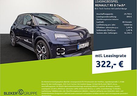 Renault R 5 R5 E-Tech Techno 150 Comfort Range