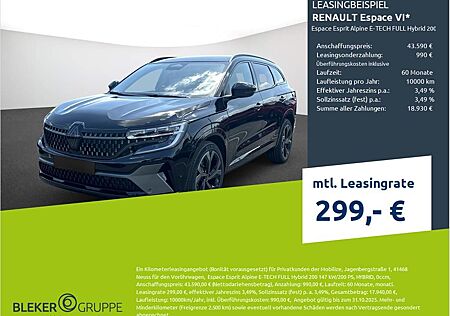 Renault Espace Esprit Alpine E-TECH FULL Hybrid 200