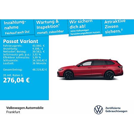 VW Passat Variant leasen
