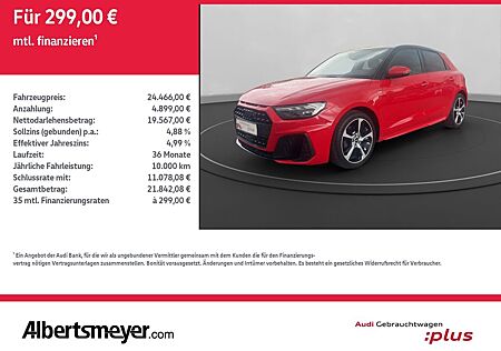 Audi A1 Sportback 1.0 TFSI S-LINE+GRA+LED+RÜCKKAMERA