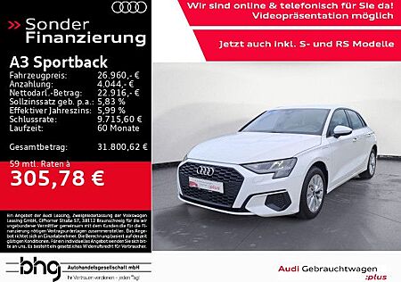 Audi A3 Sportback 40 TFSIe S-tronic Navi Virtual GRA