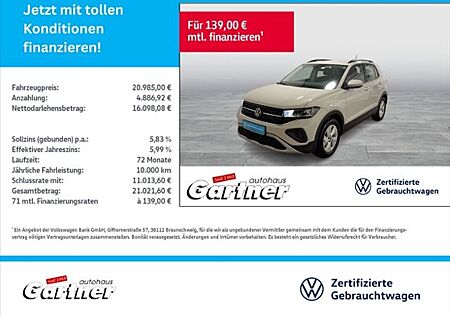VW T-Cross Volkswagen LIFE 1.0 TSI LED NAVI DAB+ACC PDC KLIMA