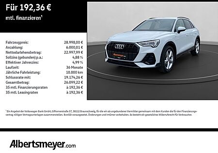Audi Q3 35 TFSI S-Line +S-TRONIC+KAMERA+BLACK+NAVI+LM