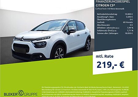 Citroën C3 PureTech 110 Shine Automatik