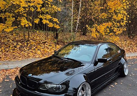 BMW 330 custom widebody air ride