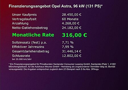 Opel Astra L Sports Tourer GS Line 360 Kamera Navi Kl