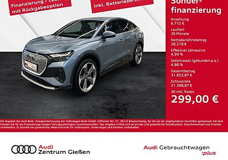 Audi Q4 e-tron Sportback 50 quattro PANO SONOS MMI Na