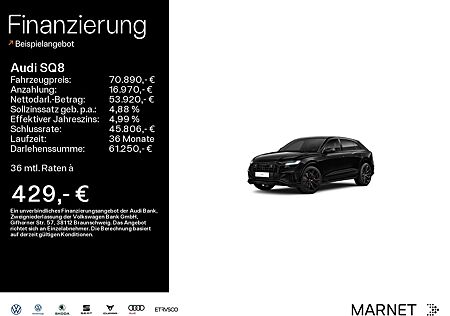 Audi SQ8 4.0 TFSI quattro competition plus*Navi*Matri