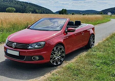 VW Eos Volkswagen 2.0 TSI DSG Exclusive 211 PS Rot-BlackStyle