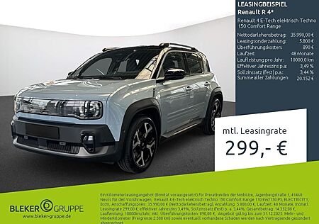 Renault R 4 4 E-Tech elektrisch Techno 150 Comf