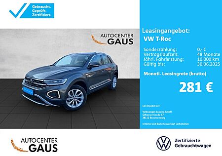 VW T-Roc Volkswagen Style 1.5 TSI LED*Navi*ACC*Klima