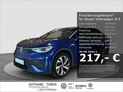 Volkswagen ID.5 Pro (77kwh) IQLIGHT Rückfahr Keyless Wärmep