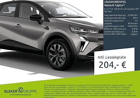 Renault Captur II 1.0 TCe 100 ECO-G Evolution GPF (EU 6