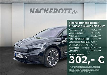 Skoda Enyaq iV Coupe RS 82 kWh Navi AHK Kamera Pano.