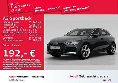 Audi A3 Sportback 35 TFSI S tronic advanced AHK/Kamer