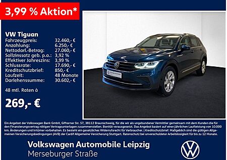 VW Tiguan Volkswagen 2.0 TDI Life 4M *AHK*IQ*DSG*Navi*SHZ*