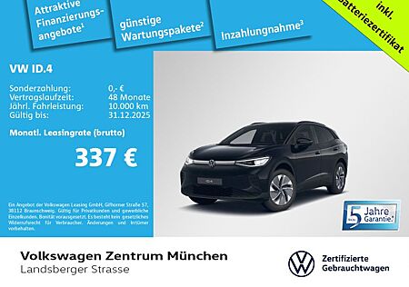 VW ID.4 Volkswagen Pure 125kW Wärmepumpe AHK ACC CCS IQ.Light